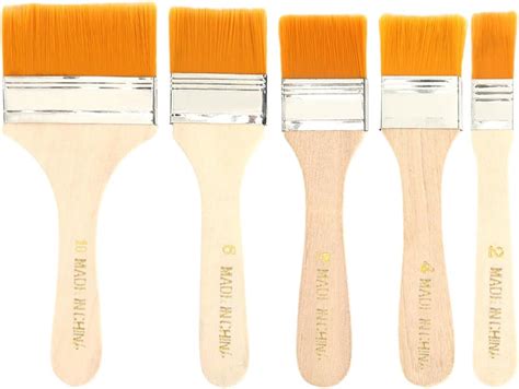 Cobee Ensemble De Pinceaux En Bois Pi Ces Pinceaux Pour Peinture