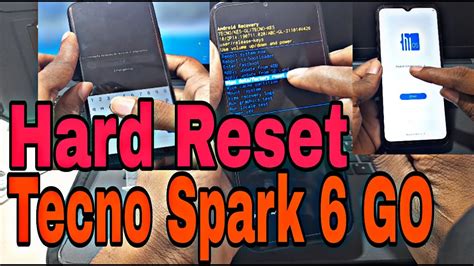 Hard Reset Tecno Spark 6 Go Como Formatear TECNO KES YouTube