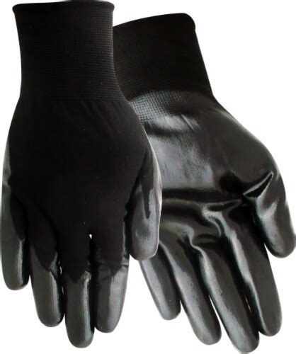 Red Steer Glove Company Nitrile Palm Gloves Black M Frys Food Stores