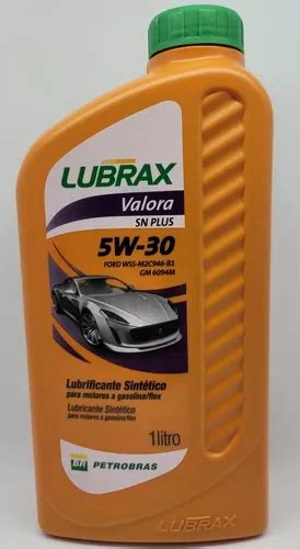 Kit 4 Litros Óleo Lubrax Valora Sn Plus 5w30 Sintético Parcelamento