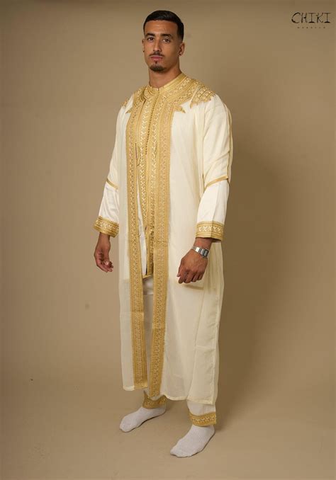 Kaftan Voor Mannen Djellaba Voor Mannen Marokkaanse Kaftan Etsy Nederland