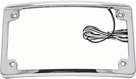 Amazon Custom Dynamics LED License Plate Frame Chrome Automotive