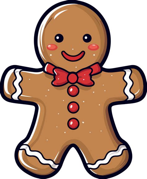 Ai Generated Gingerbread Man Clipart Design Illustration 36520564 Png