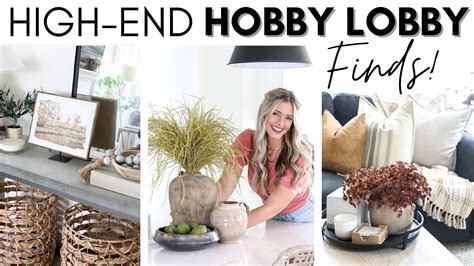 HOBBY LOBBY SHOP WITH ME AND HAUL HIGH END HOBBY LOBBY FINDS FALL