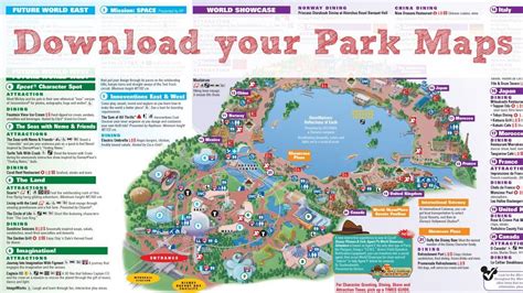 Printable Maps Of Disney World Parks