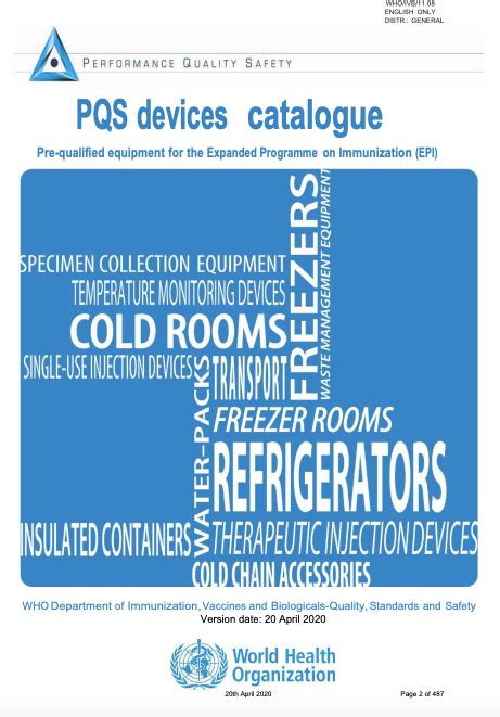 Cold Chain Paho Who Pan American Health Organization