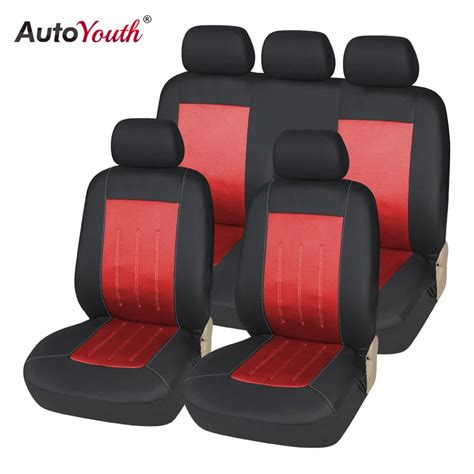 AUTOYOUTH Car Seat Covers Jacquard Fabric Universal Automobile Seat