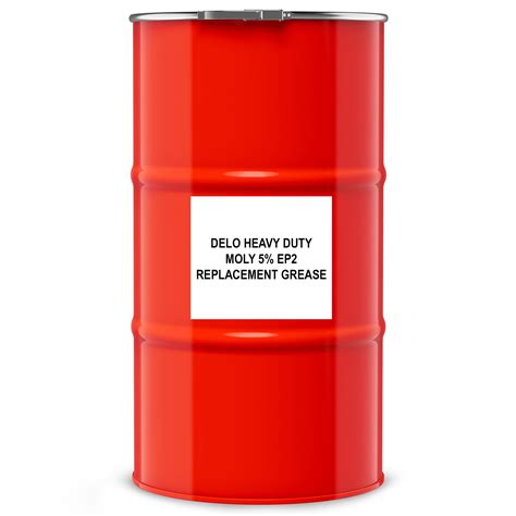 Chevron Delo Heavy Duty Moly 5% EP2 Replacement Grease by RDT - 120LB