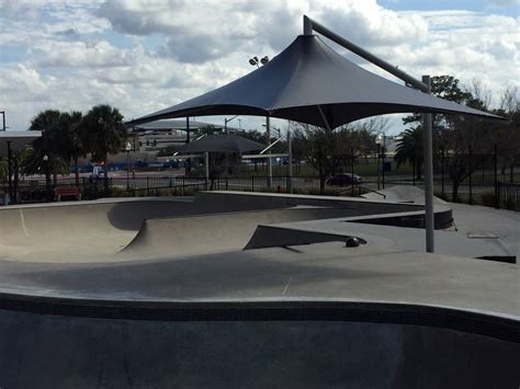 Shade Sail Project For Orlando Skate Park Florida Shade Company