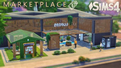 MarketPlace Cafeteria NoCC THE SIMS 4 Stop Motion YouTube