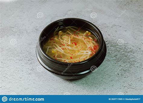 Kongnamulguk Korean Bean Sprout Soup Stock Image Image Of Broth