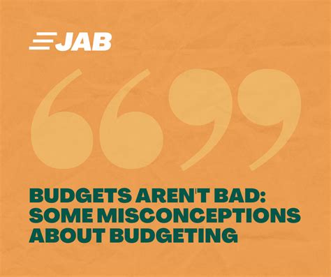 Budgets Aren’t Bad: Some Misconceptions About Budgeting | by Just About Budgeting | Medium