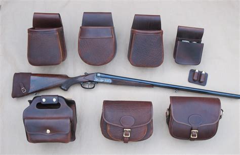 Leather Trap Shooting Bags