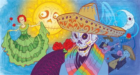 Artstation Dia De Los Muertos Mural Artwork Dia De Los Muertos