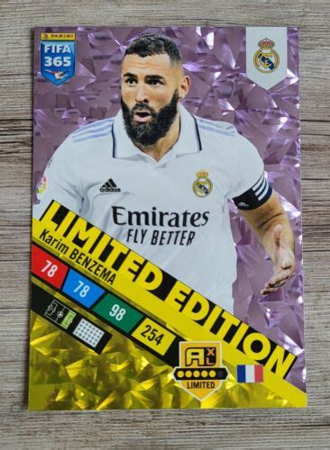 Panini FIFA 365 Adrenalyn XL 2023 XXL Limited Edition Karim Benzema EBay