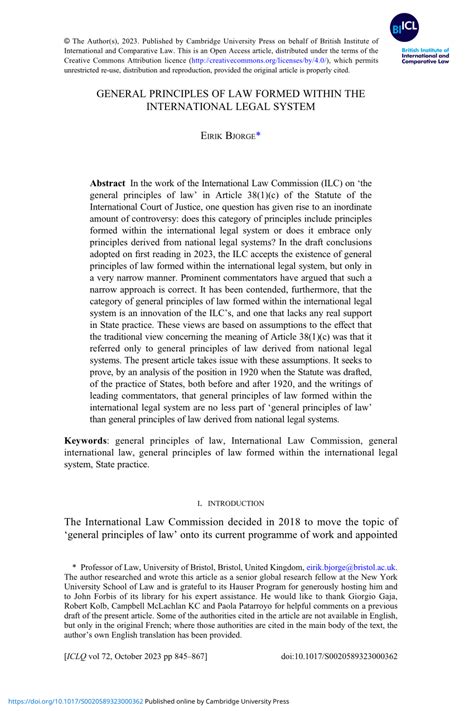 general principles  law formed   international legal