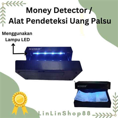 Jual Mesin Hitung Money Detector Alat Pendeteksi Uang Palsu Shopee