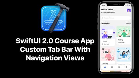 SwiftUI 2 0 Course App SwiftUI 2 0 Custom Tab Bar With Navigation