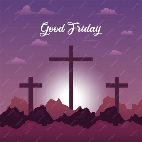 Premium Vector Good Friday Vector Good Friday Is A Christian Holiday Commemorating The