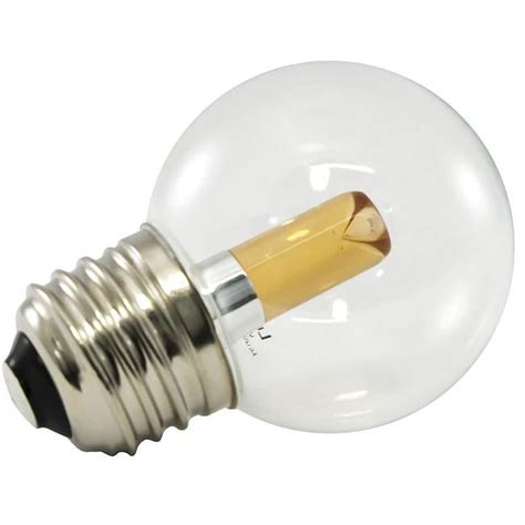 AmericanLighting PG50-E26-UWW Dimmable LED Globe Light Bulbs - 1.4 watt ...