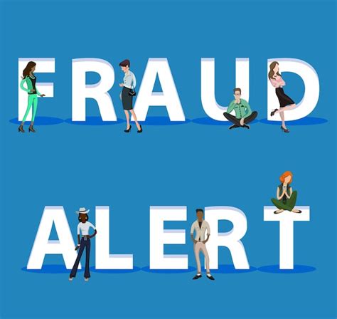 Premium Vector People On Fraud Alert For Web Mobile App Presentations