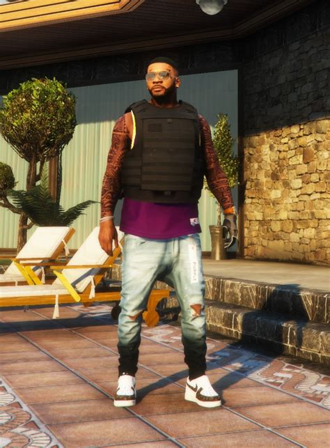 New Franklin Body Armor GTA5 Mods