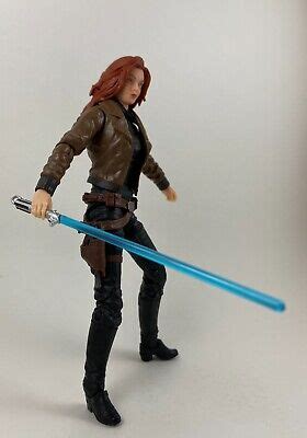 Custom Star Wars 6in Black Series Mara Jade Skywalker W Jacket Figure