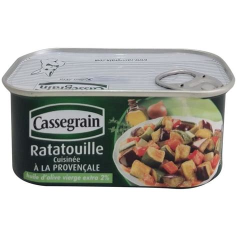 Cassegrain Ratatouille Cuisinée à La Provençale 185 g Net Cdiscount