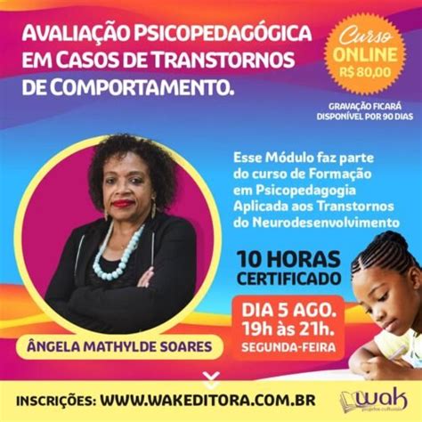 Curso on line Avaliação Psicopedagógica em Casos de Transtornos de