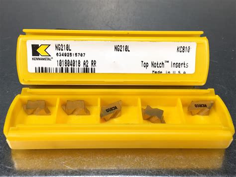 Kennametal Ng L Kc Carbide Insert Top Notch Pack Of Ebay