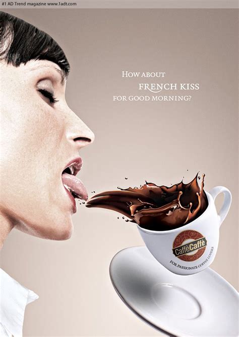 French Kiss Coffee Coffee Advertising Creative Coffee Coffee Ad