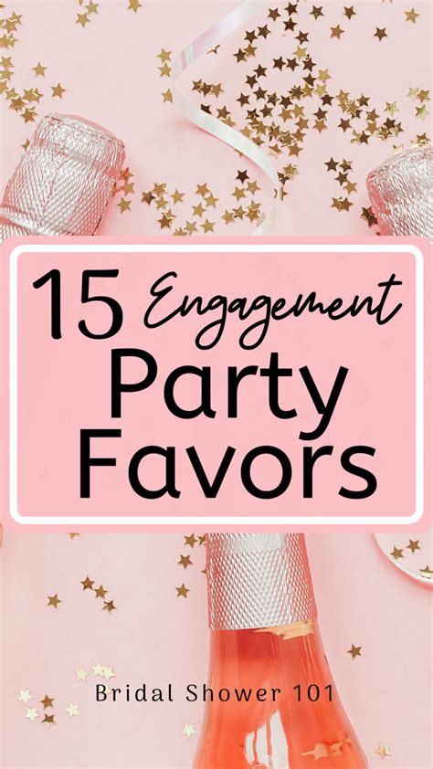 15 Affordable Engagement Party Favors | Bridal Shower 101