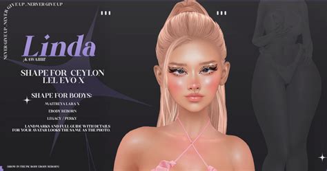 Second Life Marketplace [ng] Linda Shape Ceylon Lel Evo X