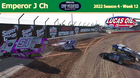 End Of Season Blues IRacing UMP Modifieds At Lucas Oil Speedway YouTube