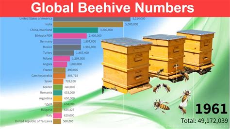 Beehives Population In The World By Country Global Beehive Numbers