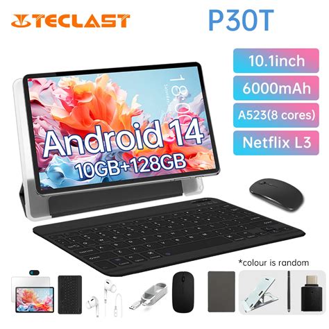 Teclast P30T 2024 Tablet Allwinner A523 8 Core 1 8GHz 10GB 4GB 6GB RAM