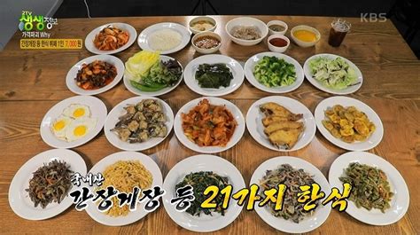 2tv 저녁 생생정보 가격파괴 1인 7000원 간장게장 등 한식뷔페 글로벌이코노믹