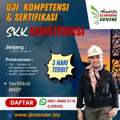 Sertifikat Tenaga Ahli Konstruksi Amarta Consulting