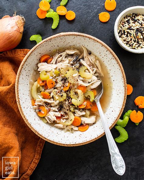 Crock Pot Chicken And Wild Rice Soup Easy And Healthy