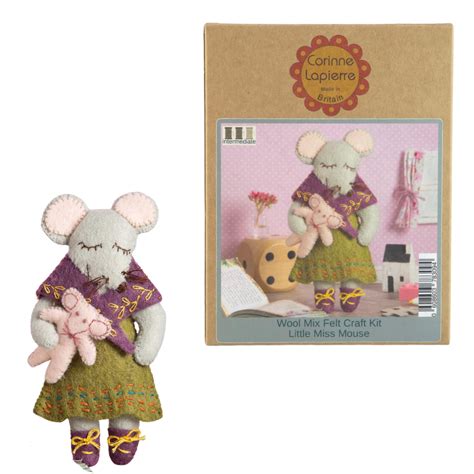 Little Miss Mouse | Mini Felt Sewing Kit | Corinne Lapierre ...