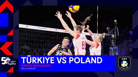 Türkiye vs Poland I Match Highlights 1 4 Finals I CEV EuroVolley 2023