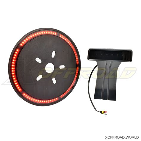 Tercera Luz De Freno LED Ahumados Plug Play Jeep Wrangler JK