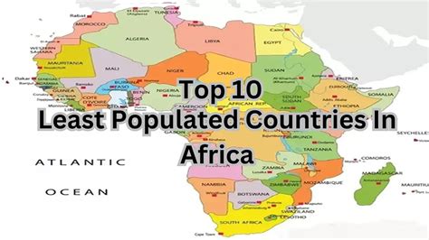 Top 10 Least Populated Countries In Africa Youtube