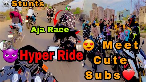 ⚠️race With Bikers🔥 Night Out Birthday Celebration🥳mottovloggers