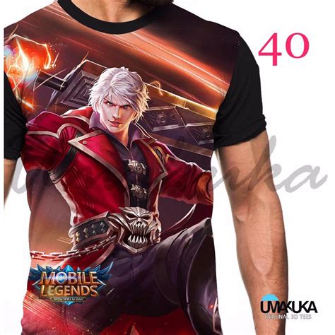 Jual Ml Alucard T Shirt Kaos Baju D Karakter Anak Mobile Legends Full