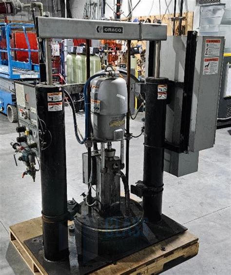 Graco 55 Gallon Hot Melt Pump 25 000 Glass Machinery Direct