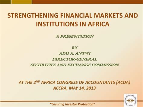 Ppt Securities And Exchange Commission Ghana Powerpoint Presentation