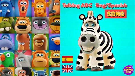 Talking Abc Eng Spanish Abc Songboopanpankids Youtube