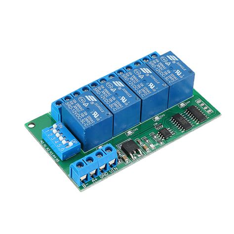 Venta De Módulo De Relé De 4 Canales Rs485 Modbus Rtu Con Interruptor