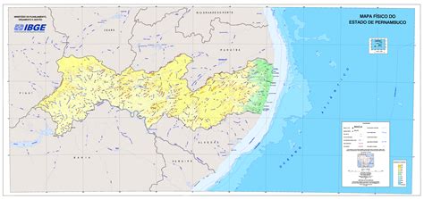 Mapas E Cartografia Mapa F Sico Do Estado De Pernambuco